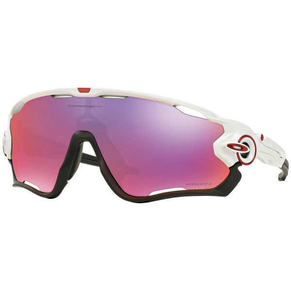 OAKLEY brýle Jawbreaker polished/white matte/black PRIZM ROAD