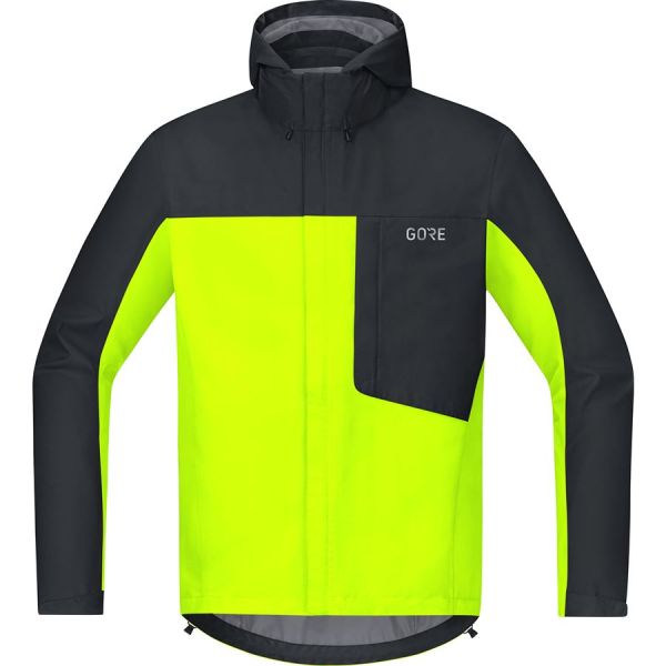 Bunda GORE C3 GTX Paclite Hooded - Neon yellow/black