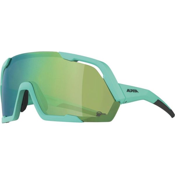 ALPINA sluneční brýle Alpina Rocket Q-Lite tyrkys mat sklo zelená zradlové 