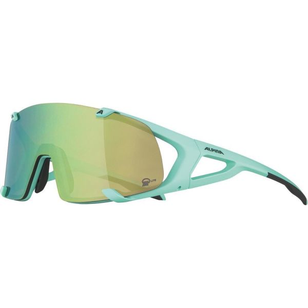 ALPINA sluneční brýle Alpina Hawkeys S Q-Lite tyrkys mat sklo zelená zradlové 