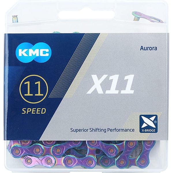 KMC řetěz X11 AURORA BOX 
