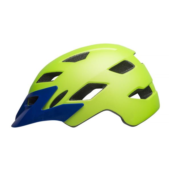 Juniorská helma BELL Sidetrack Youth Mat Bright Green/Blue