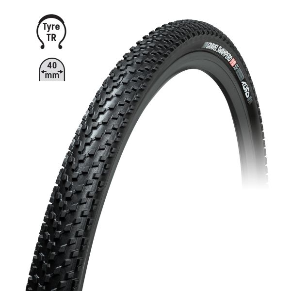 Plášť TUFO Gravel SWAMPERO 700x40C, bezduš černá