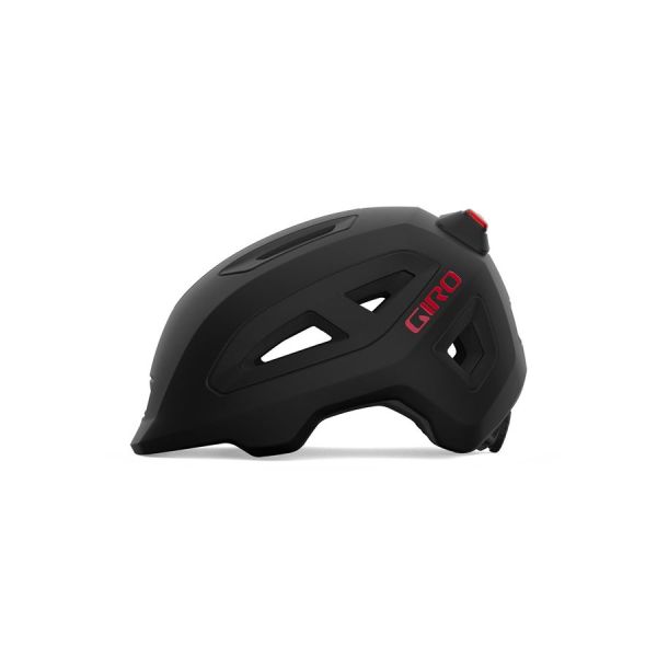 GIRO přilba Scamp II LED Mat Black/Red vel. S