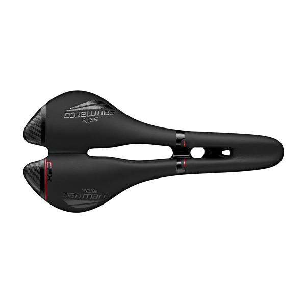 SAN MARCO sedlo ASPIDE Open-Fit Carbon FX Narrow (black/black)