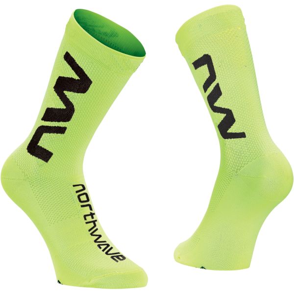 NORTHWAVE ponožky Extreme Air Fluo/Black