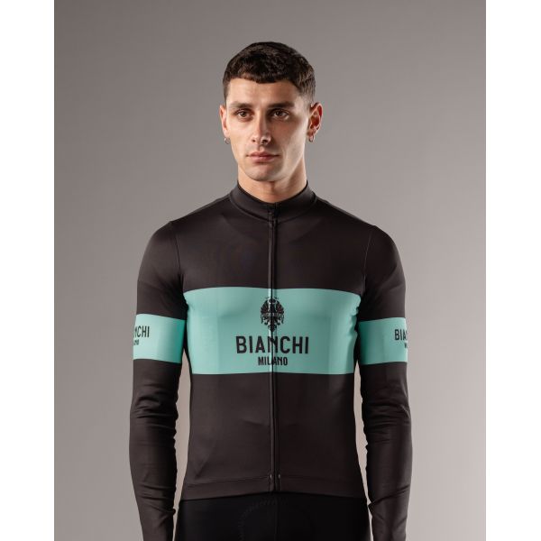 BIANCHI dlouhý dres REMASTERED thermo černá celeste