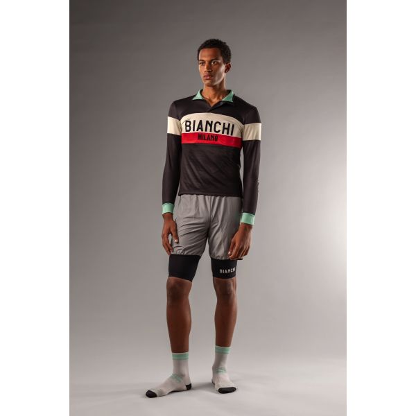 BIANCHI dlouhý dres LIFESTYLE GRAVEL wool thermo Bianchi original