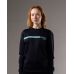 BIANCHI mikina SWEATSHIRT scuba stripe tm. modrá