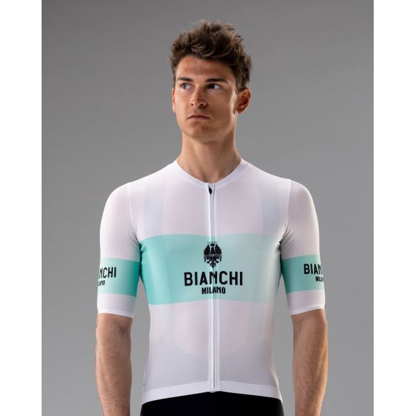 BIANCHI dres REMASTERED bílá