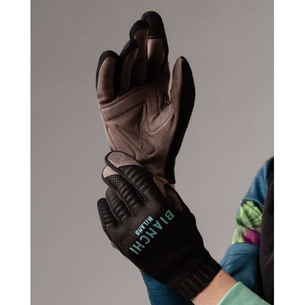 BIANCHI zimní rukavice TECH GRAVEL černá