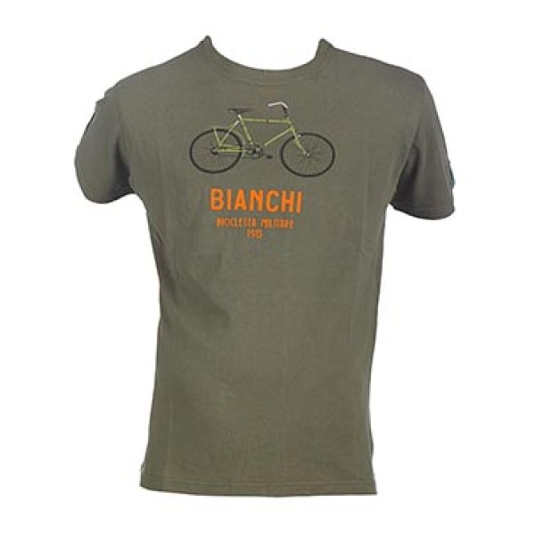 Tričko Bianchi Military Bike - zelené