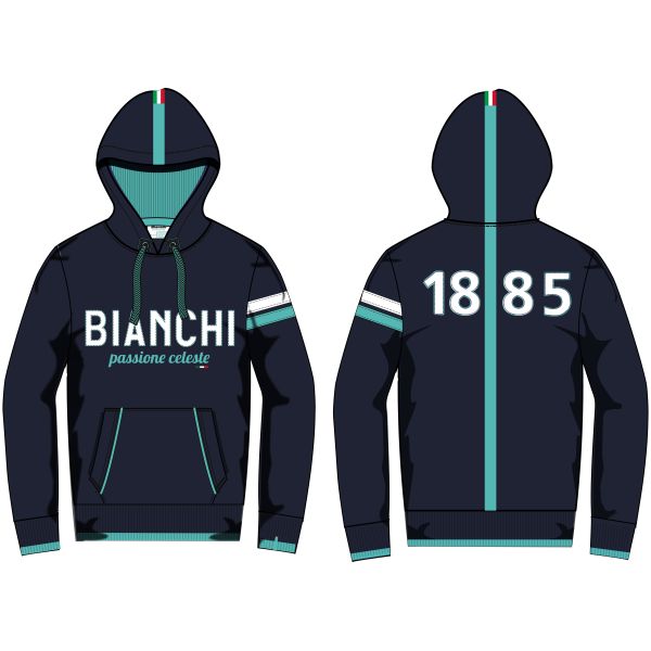 Mikina Bianchi Hoodie 1885 BN