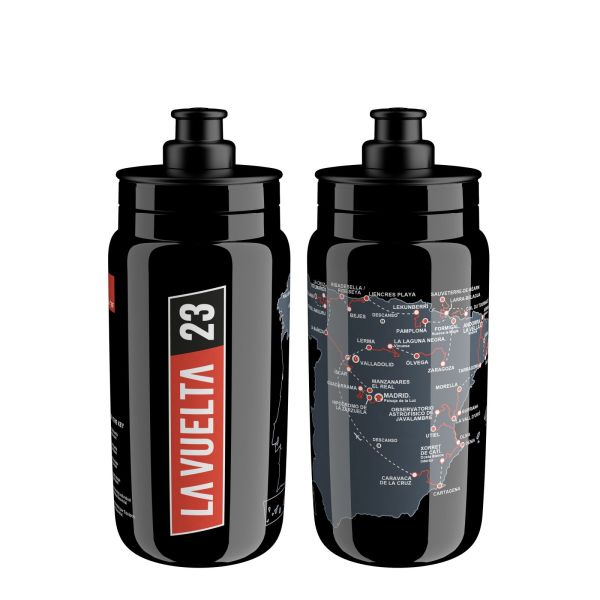 ELITE láhev FLY 23 VUELTA black map 550 ml