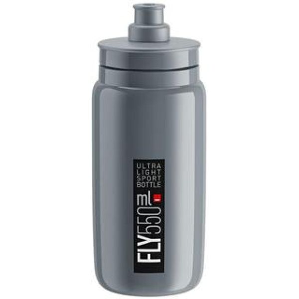 Láhev ELITE FLY 21' šedá/černé logo, 550 ml