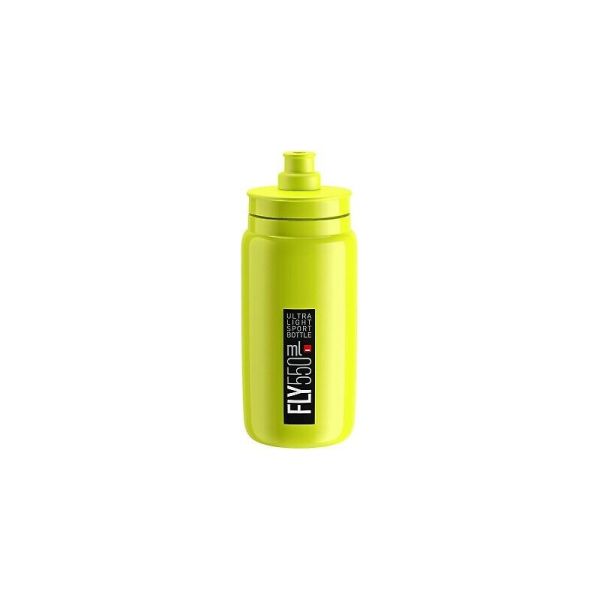 Láhev ELITE FLY 21" žlutá fluo/černé logo, 550 ml