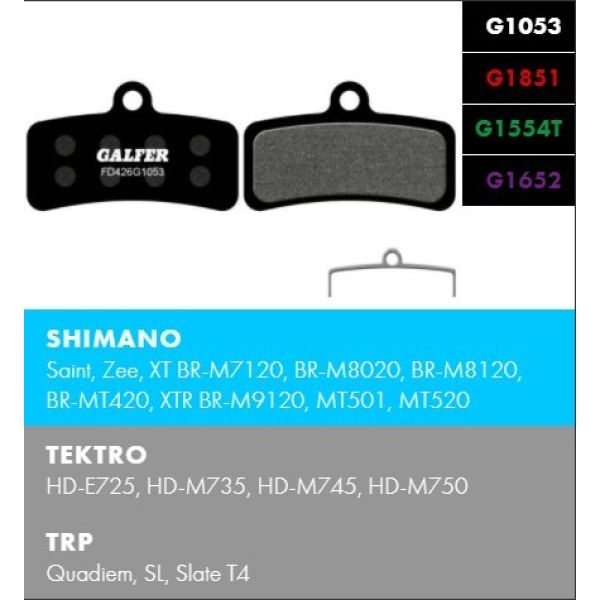 GALFER brzdové destičky Galfer Shimano FD426