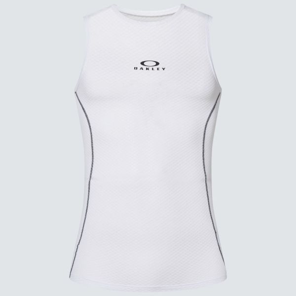 OAKLEY podvlékací triko bílé ENDURANCE BASE SLEEVELESS