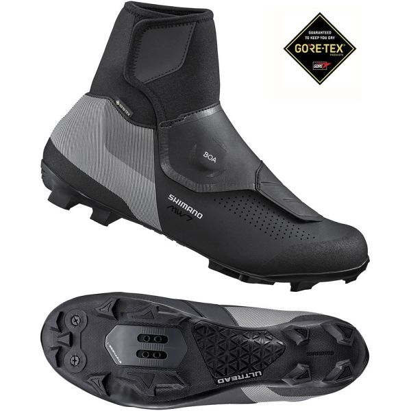 SHIMANO tretry MTB zimní obuv SH-MW702 černá 