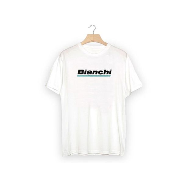 Tričko Bianchi logo - white 