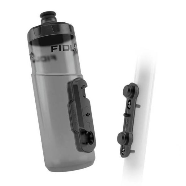 Láhev FIDLOCK bottle twist set Transparent black