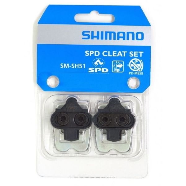 SHIMANO zarážky SPD SM-SH51 černé s podložkou